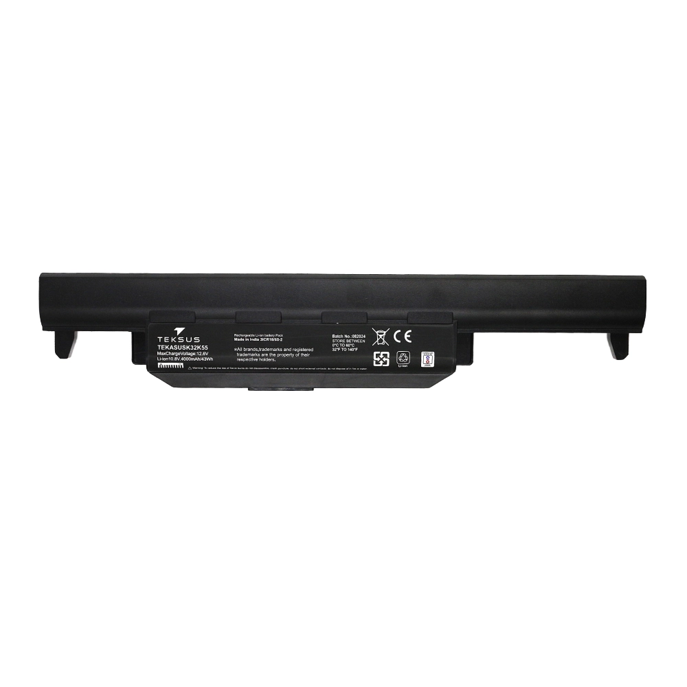 Teksus Laptop Battery Compatible For Asus A32 K55 | A41 K55 view 2